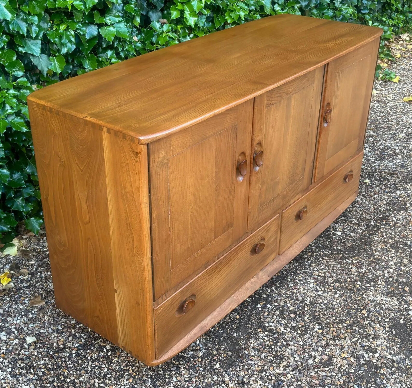 Mid Century Ercol Windsor Elm Sideboard