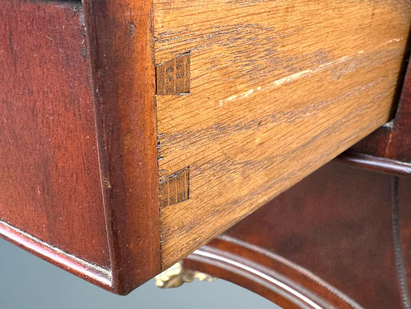 Good Quality Figured Mahogany Drum Table