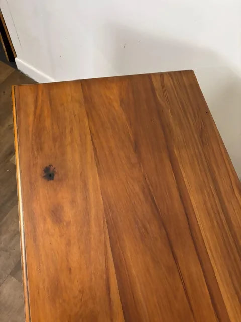 Edwardian Art Nouveau Style Satin Walnut Chest
