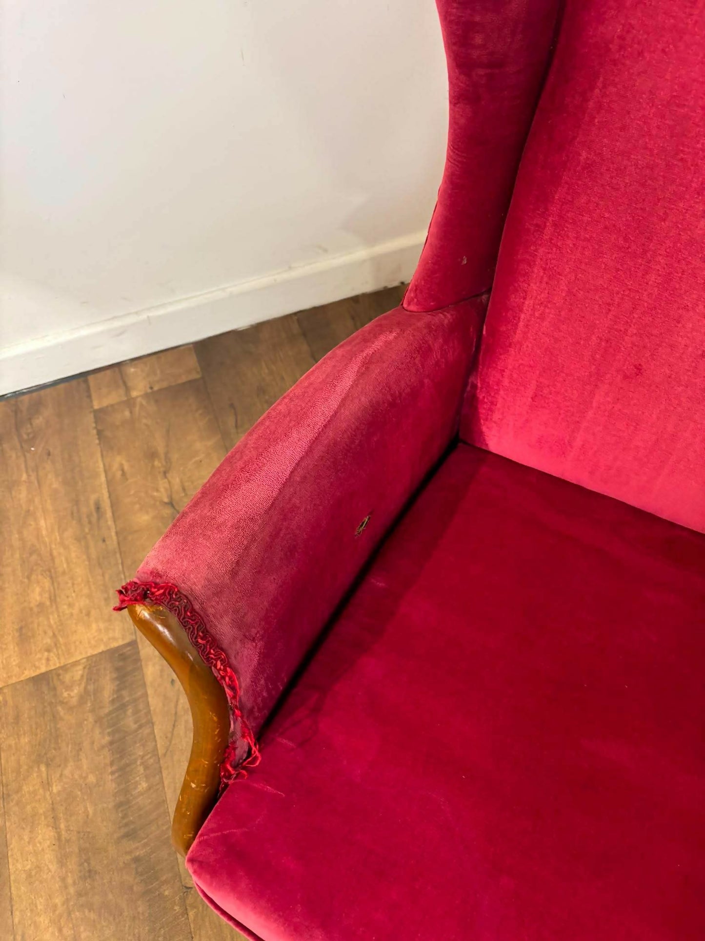 Vintage Parker Knoll Wing Back Chair (For Restoration)