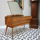 Alfred Cox Mid Century Dressing Table in Walnut 1960s with Single Mirror