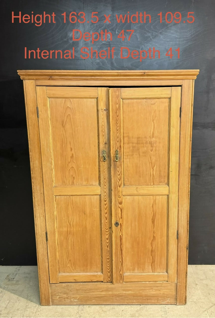 Antique Pine Larder Cupboard