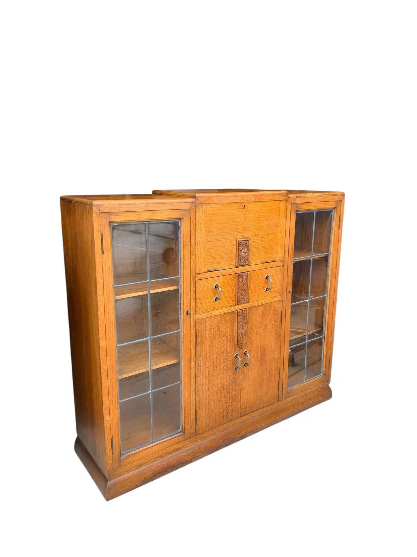 Vintage Drinks Display Cabinet Sideboard Secretarie