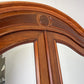 Wardrobe Antique French Two Door Mahogany Mirrored Carved Armoire LOT 6152