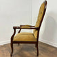 Reproduction Mahogany Button Back Armchair