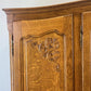 Wardrobe Vintage French Louis XVI Style Oak Four Door Armoire LOT 4814