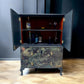 Upcycled Vintage Drinks Cabinet For Cocktail Lounge | Linen Cupboard | Bedroom Sto