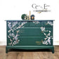 Stag green chest of drawers