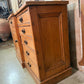 Antique Large Breakfront Mid Victorian Estate Country Sideboard Bank of Drawers Housekeeper Dresser Chest, c1850