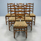 6 Ercol Dining Chairs 1970s Ladderback Cushions FOC FREE Nationwide Delivery*