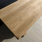 Large Extendable Bleached Oak Farmhouse Dining Table