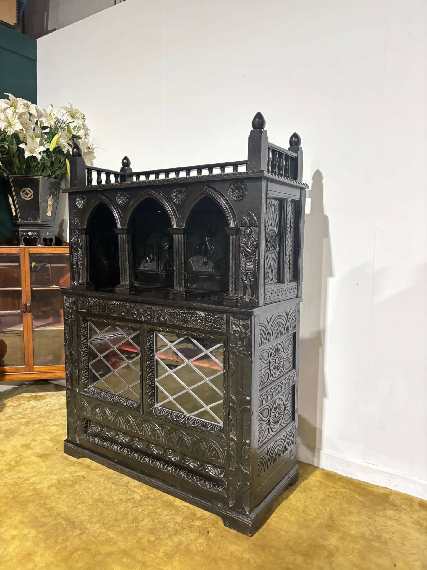 Antique Court Cupboard Dated 167177