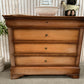 Moreux de Varennes French Vintage Writing Desk Chest 3 Drawers Pull Out Desk