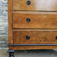 Vintage Oak Chest Of Drawers Five Drawer Lovely Detailing Super Proportions