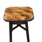 Antique solid Oak rustic stool / side table