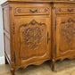 Sideboard Vintage French Louis Style Oak 4 Door Cupboard Carved Cabinet LOT 6363