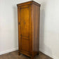 Vintage Oak Hall / Bachelor’s Wardrobe – Compact Single Door Hanging Cupboard