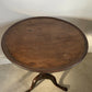 A Georgian antique oak tripod table