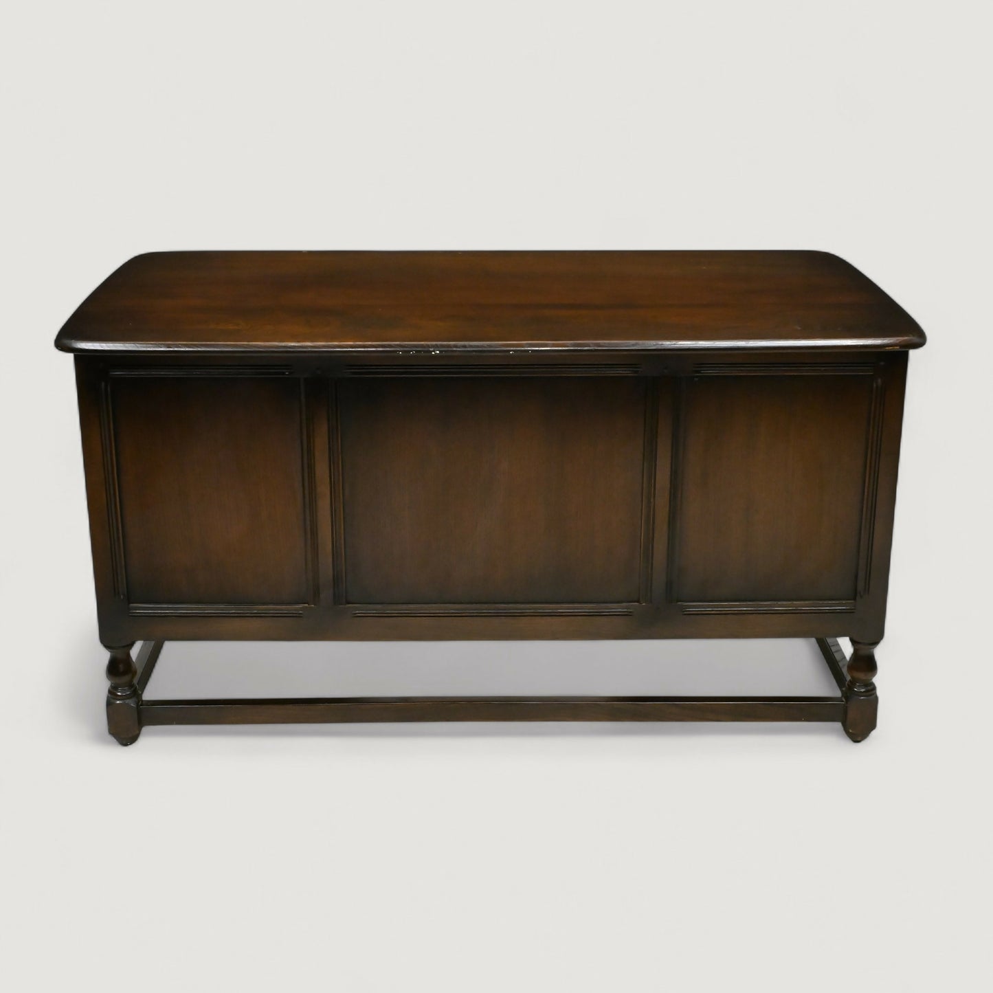 Ercol Pedestal Desk 5 Drawers File Drawer Old Colonial Dark FREE UK Delivery*. SBR10874/2908E