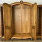Wardrobe Vintage French Louis XVI Style Oak Four Door Carved Armoire LOT 6398