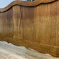 Bed Vintage French Louis XVI Oak Double Bed Frame Carved Headboard LOT 6376