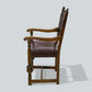 6 Old Charm Dining Chairs Studded Leather Seats/Backs Light Oak FREE UK Delivery