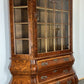 Bookcase Vintage French Carved Glass Doors Sideboard Drawers Cabinet LOT 4490