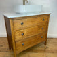 Vintage Vanity Unit Made to Order Vanity Unit Custom Made Bathroom Furniture Antique Vintage Bathroom Washstand Basin Unit