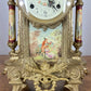 Lancini Imperial Ormolu Porcelain Gilt Brass Mantle Clock LOT 4638