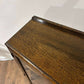 Vintage 1940s Oak Two Door Glazed Bookcase