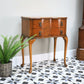 Hall Table Side Table Serpentine Front in Burr Walnut Chest of Drawers