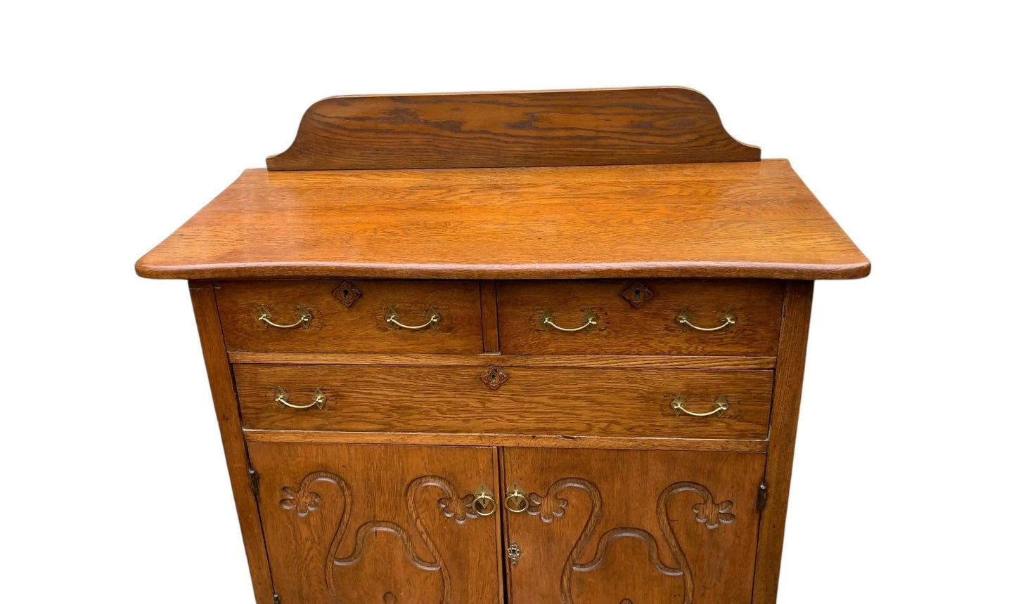 Vintage 1940’s Oak sideboard cupboard by JD Disney London