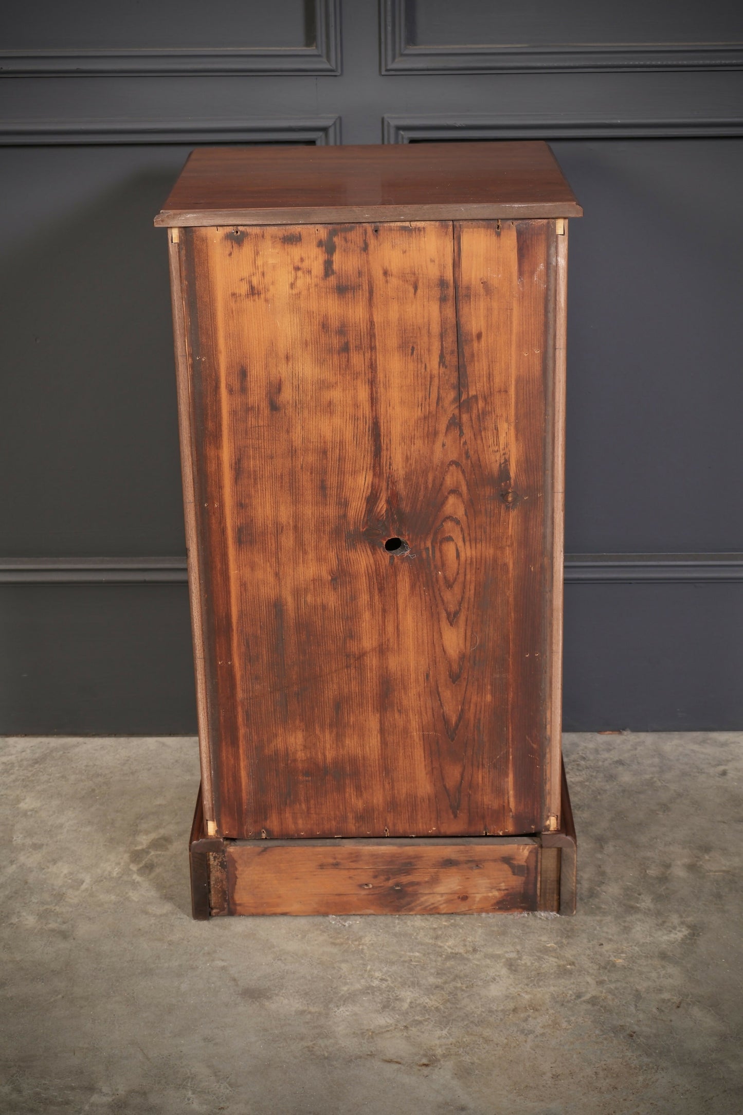 Pair Of Late Victorian Walnut Vintage Bedside Night Stands