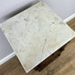 Bedside Table Antique French Marble Top Oak Cabinet Carved Cupboard LOT 6352