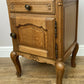 Pair of Bedside Tables Vintage French Louis Oak Nightstands Cabinets LOT 6296