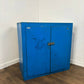 Vintage Rustic Blue Wooden Cupboard