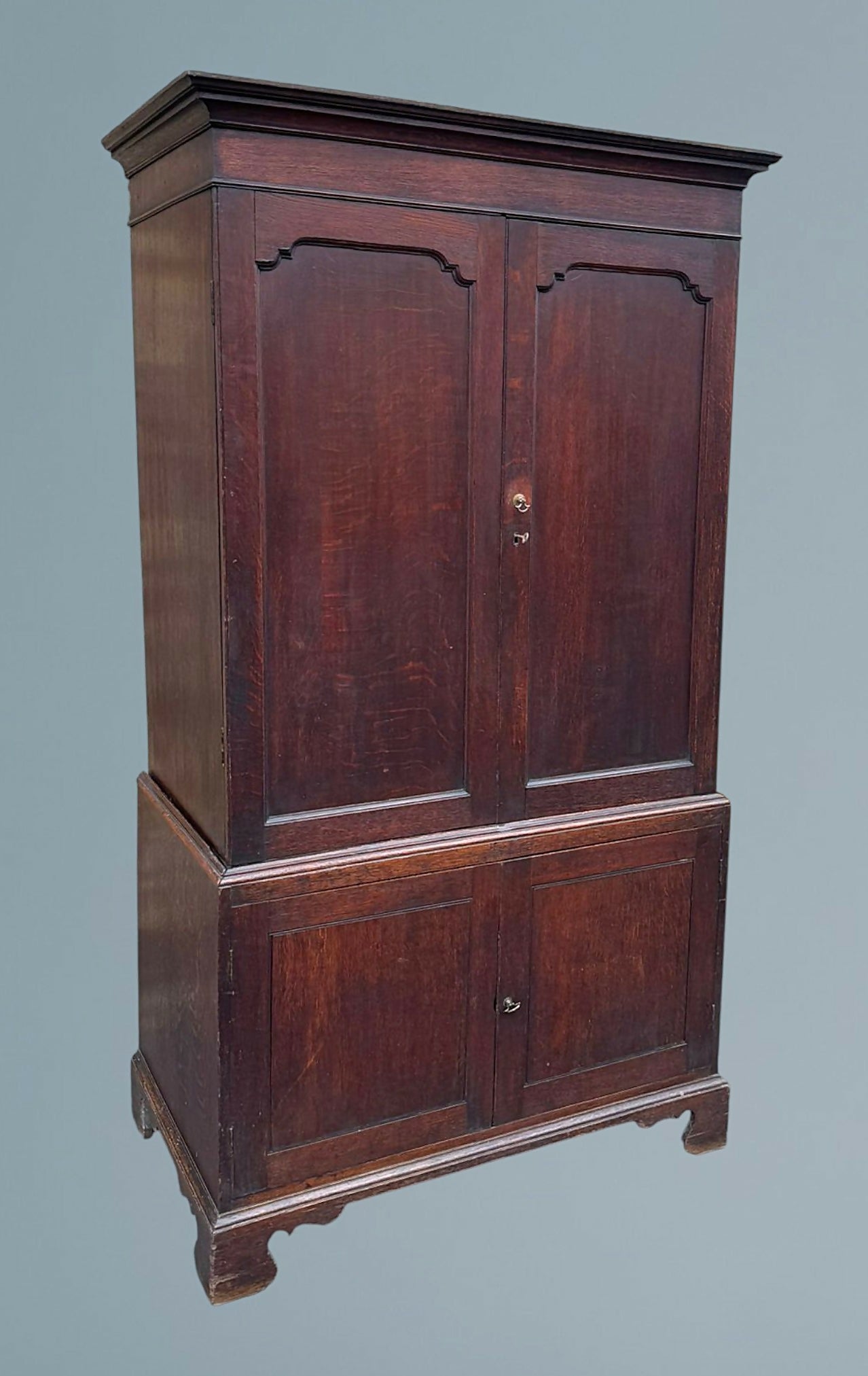 Oak Press Cupboard, Late 18th Century