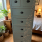Green tall chest of drawers