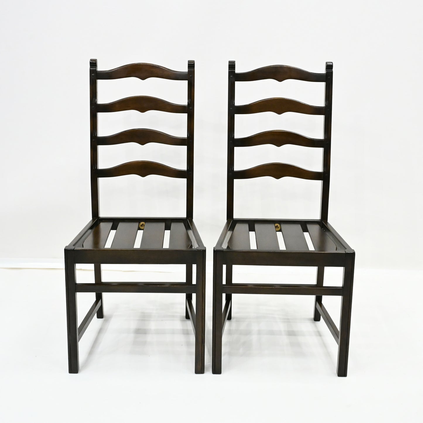 4 Ercol Dining Chairs Model 715(A) Ladder Back Inc 2 Carvers FREE UK Delivery*. SBR10001/2301E