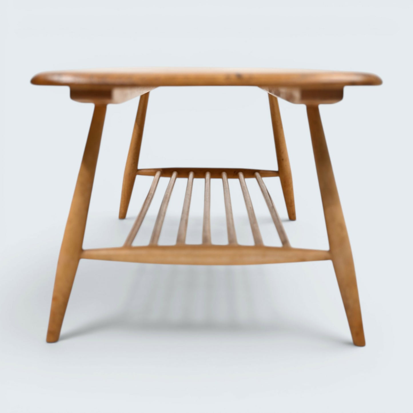 Ercol Occasional/Coffee Table Slatted Magazine Shelf #459 Light FREE Delivery*