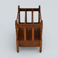 Mahogany/Teak Canterbury Magazine Paper Rack FREE Nationwide Delivery