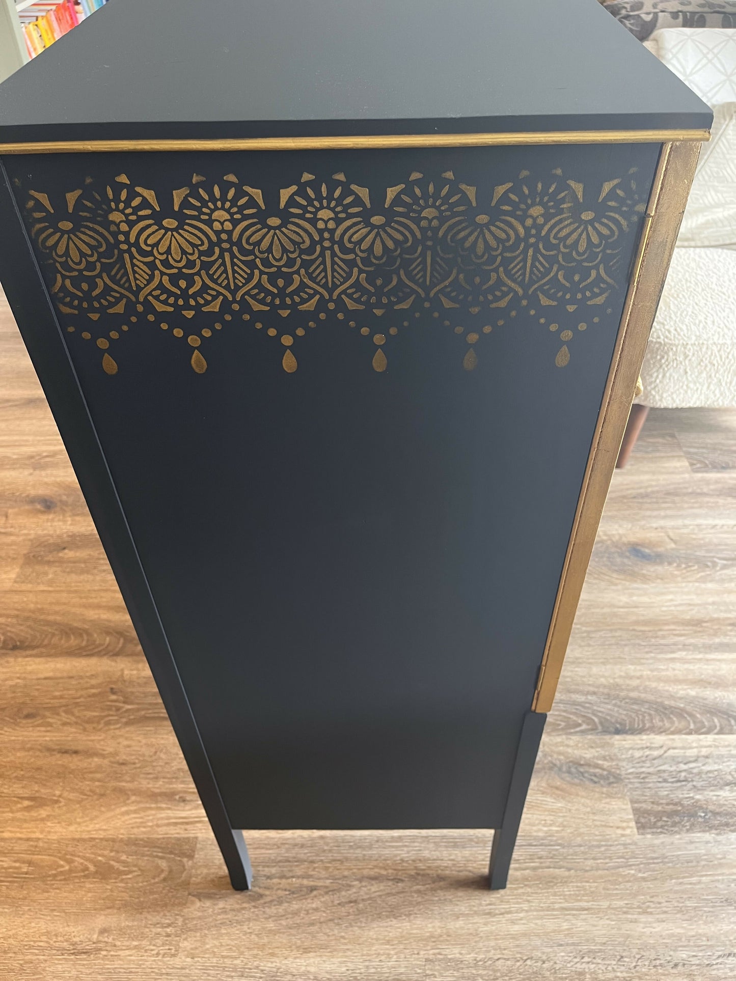 Hand Painted Drinks Cabinet