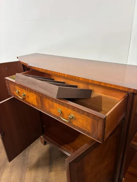 Bevan & Funnell Mahogany Regency Style Breakfront Sideboard