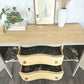 Vintage Sideboard with Wavy Trim and Bobbin Details