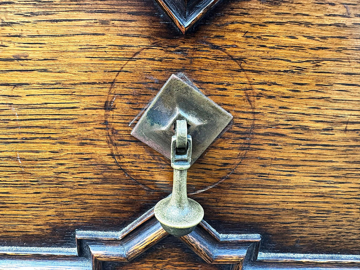Carved Oak Jacobean Style Sideboard
