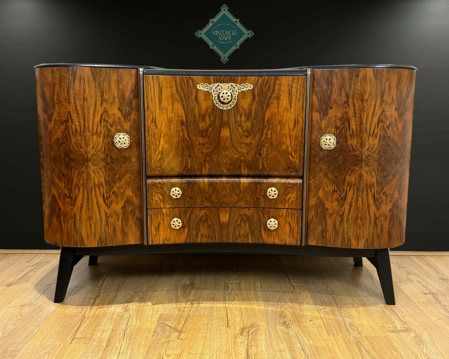 Beautility Cocktail Cabinet, Palmer House Hotel Tiffany Peacocks