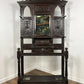 Late 19th Century Carved Gothic Oak Hall Stand