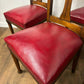 Set of Four Early 20th Century Oak Art Nouveau Dining Chairs