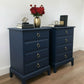 Stag minstrel navy bedside cabinets