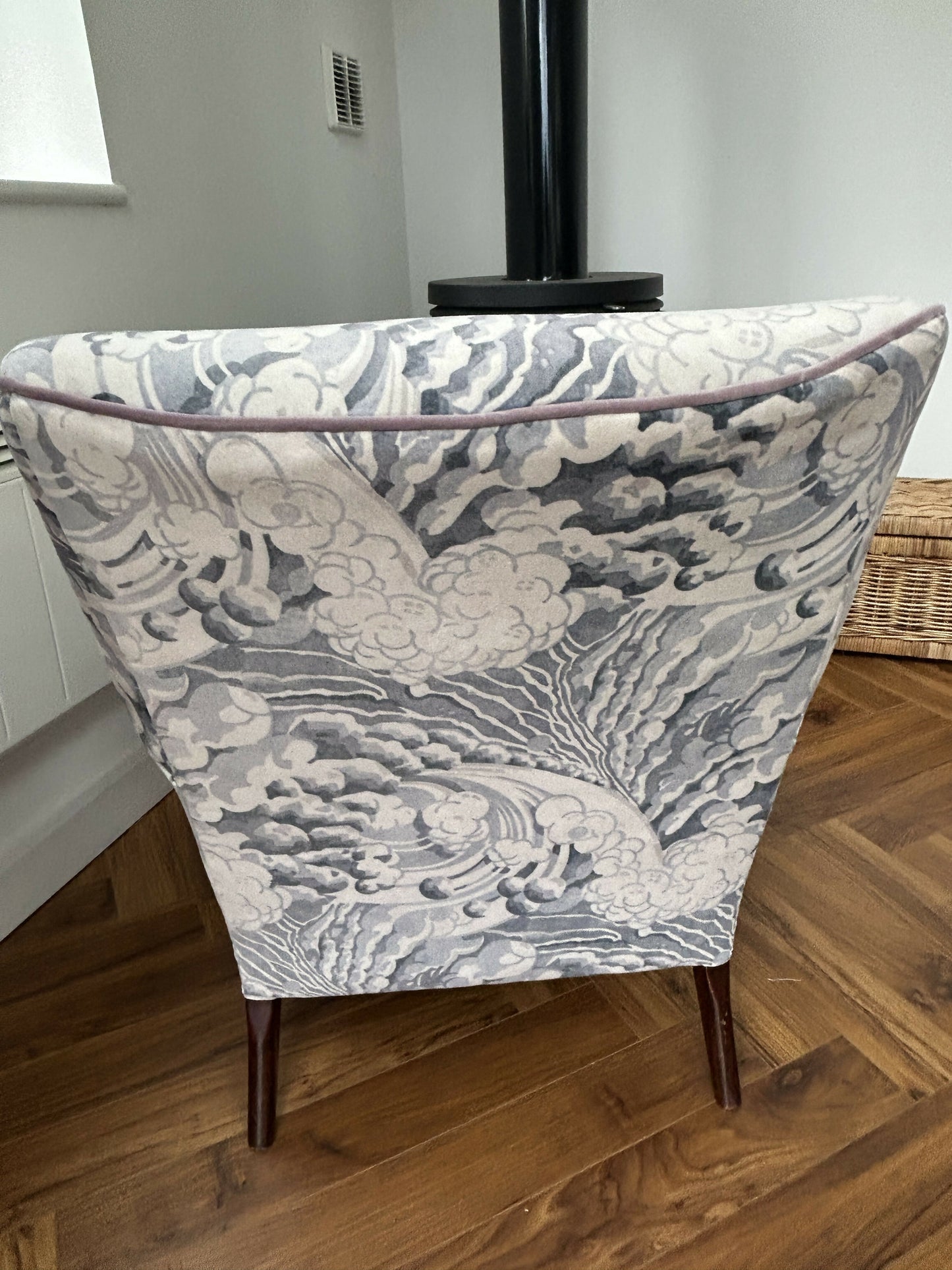 Vintage Parker Knoll PK934 Armchair | Newly Reupholstered in Designer Fabric | Mid-Century Modern Accent Chair